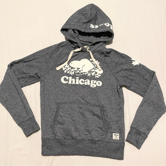 Roots Tops - Roots Chicago Womens Hoodie Size XS Sweater Pullover